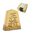 Kiwami Gold Shogi Интерьер Золотые фигуры 24 карата, В натуральную величину, Предмет, Декор, Подарок, Приз, Сталь, HSK-01 (король)
