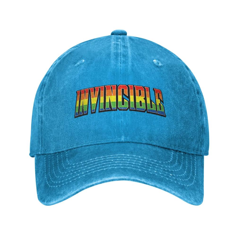Baseball Cap INVINCIBLE Pride Logo Summer Classic Trucker Hat Unisex Women Design Outdoor Sports High Quality Snapback Cap