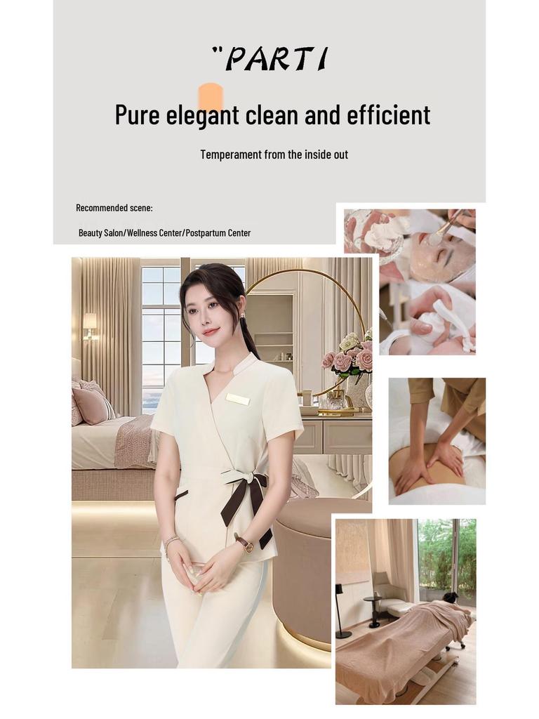 Платье с рукавом до локтя для косметологов, терапевтов салонов красоты и спа