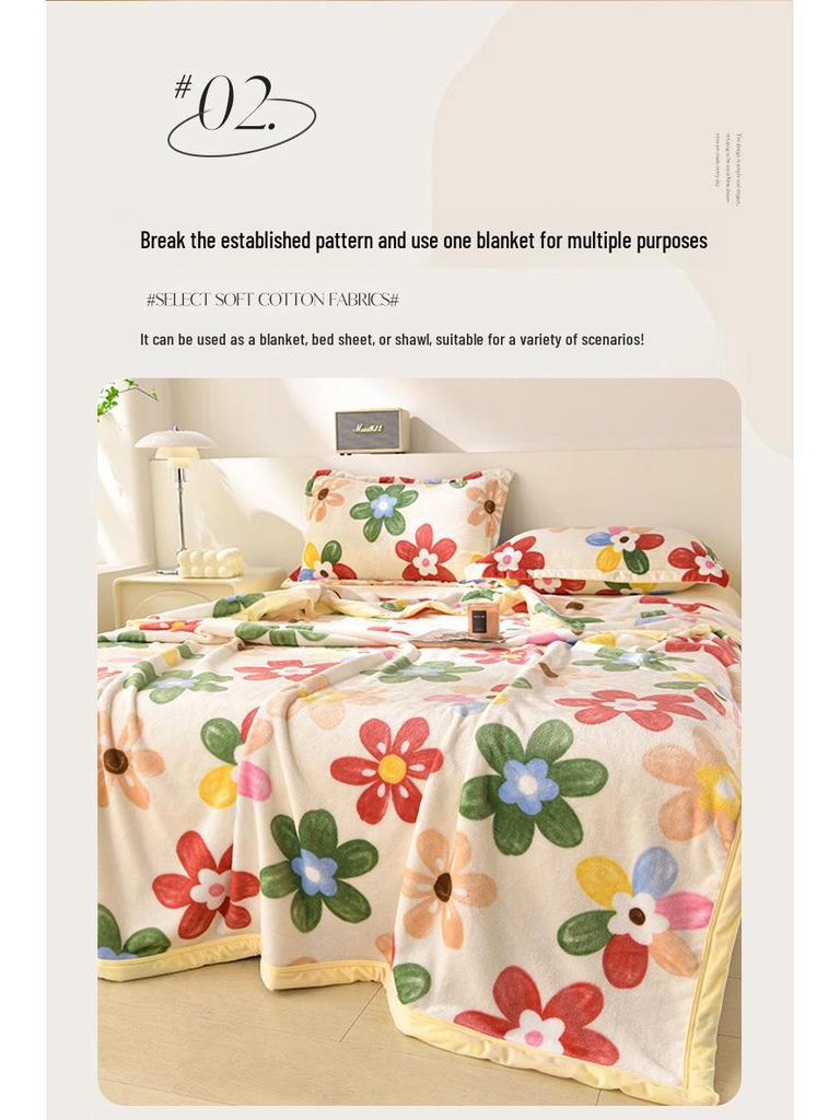 Фланелевое зимнее одеяло - односпальное/двуспальное, простыня, сон, кондиционер, подарок на мероприятие