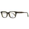 Omega Men S Rectangular eyeglaSSeS Om5004h 052 Dark Havana cryStal 52mm 052