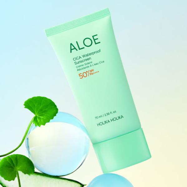 HOLIKA HOLIKA Водостойкий солнцезащитный крем Aloe Cica 70 мл / 2,36 жидких унций. (3 варианта)