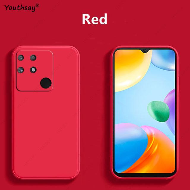 Чехол для Redmi 10C для Xiaomi Redmi 10A 10C 9C 10 Чехол-оболочка Funda Coque Мягкий Жидкий Силикон Бампер для Redmi 10C