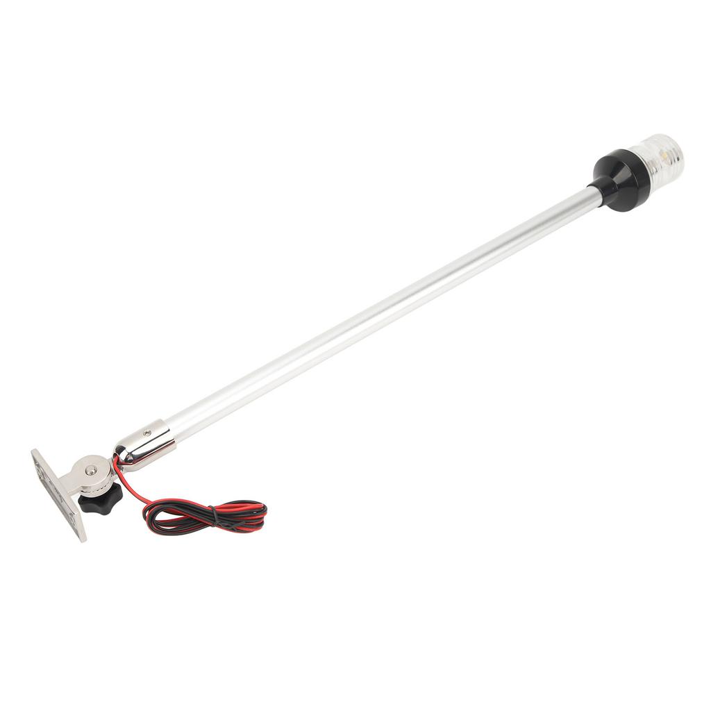 24in LED Boat Anchor Light 360 Degree All Round 2NM Visibility 316 Stainless Steel Navigation Anchor Light for Yacht