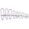 100PCS Hot Line tackle Durable 12mm-33.5mm Fast lock  Fishing Hanging Snap Barrel Swivel Connector
