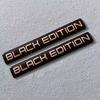 2 шт. Черная версия 3D Значок на кузов автомобиля Наклейка Limited Edition Эмблема на багажник Наклейка Аксессуар для Автомобиля Мотоцикла Велосипеда