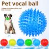 Squeaky Dog Chewing Sound Ball Toy Safe Teeth Cleaning Interactive Puppy Chew Toy Balls Dog Training Toys Pet Supplies for Boredom Relief Dental Care