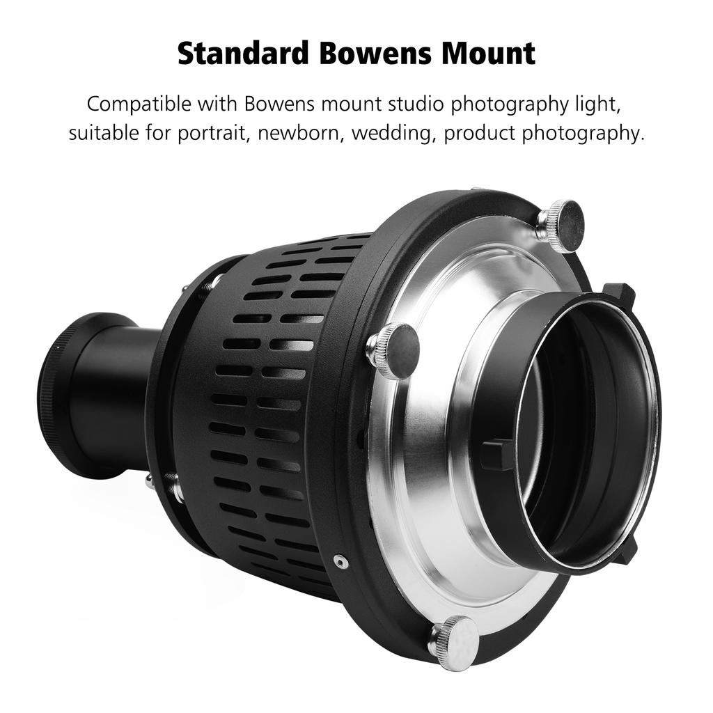 Bowens Mount Optical Snoot Conical Focalize Condenser Art Special Effects Shaped Beam Light