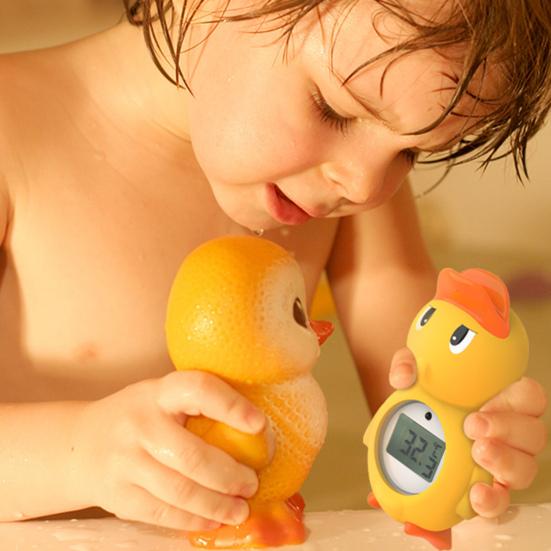 Детский термометр для ванны, мультяшная утка/краб/кит/осьминог, инструмент для измерения температуры воды, точные измерения, водонепроницаемый термометр для душа