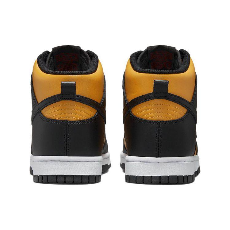 Nike Dunk High Retro Bruce Lee Men Sneakers Yellow University-Gold White DD1399-700