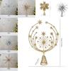 Minimalist Modern Christmas Tree Star Ornament 3d Snowflake Design Festive Decor