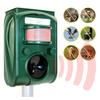 Solar Ultrasonic Animal Repeller, Cat Repellent, Motion Detection, Siren And Flash Repel. Dog, Squirrel, Deer, Raccoon, Skunk, Rabbit, Fox, Etc