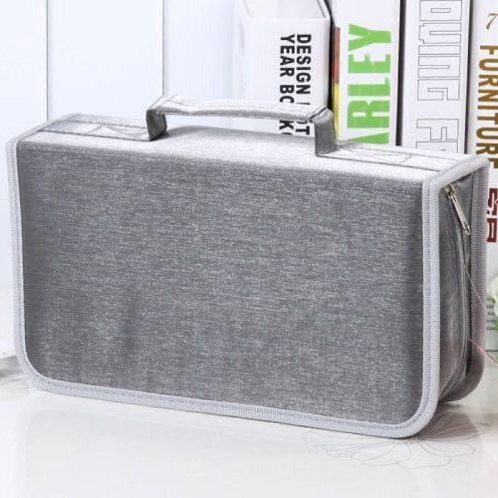 Сумка для хранения CD на 128 дисков Сумка для хранения DVD на молнии Автомобильный держатель для хранения CD-альбом