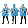 Funny Lemon Soap Character Costume for Halloween Office Party Event Performance Cosplay Outfit with Hat Suitable for Adults and Teens