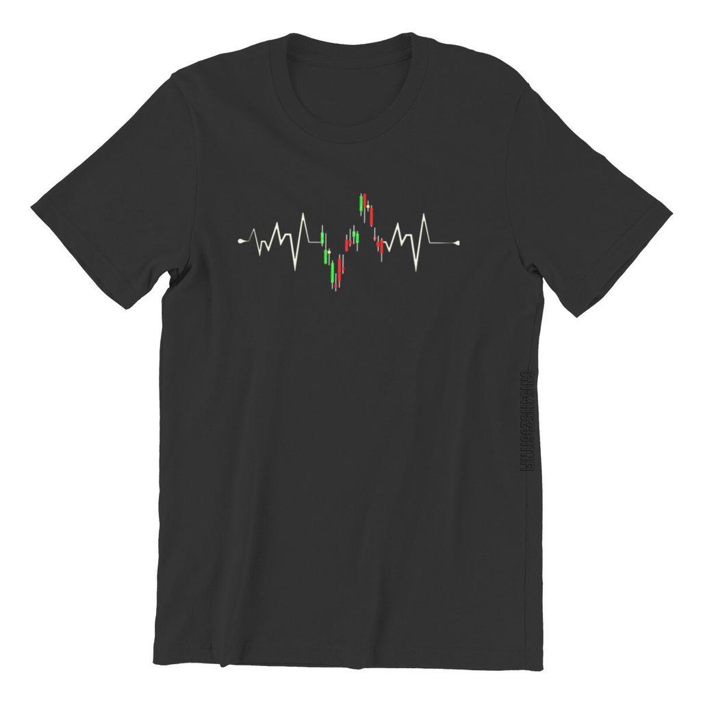 Stock Ekg Investor Trader Heartbeat Stock Market Унисекс Джерси футболка с принтом Rife Мужские футболки на заказ