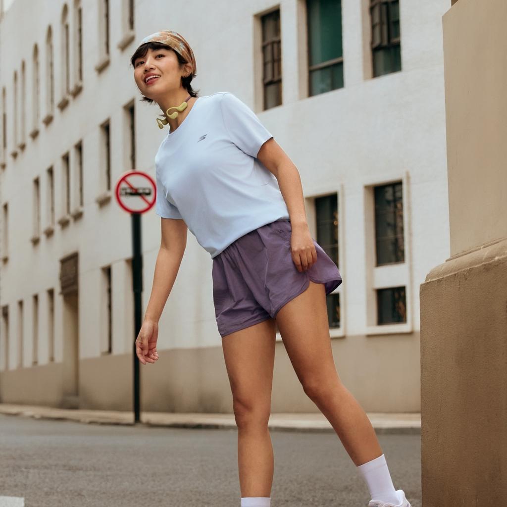 Skechers Удобная дышащая однотонная футболка с коротким рукавом женская P226W175-026P