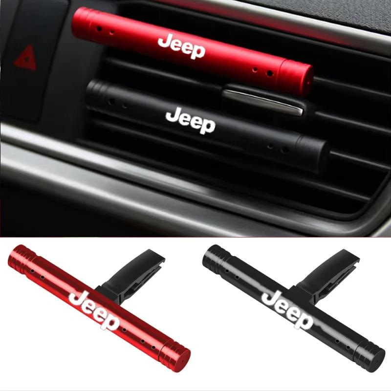 1pc New Car Interior Air Freshener Auto Perfume Clip for Jeep Trailhawk Liberty Patriot Commander Cherokee Weangler Rubicon ALX1