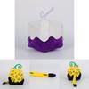 Cute Blox Fruit Plush Short Fur Blue Color Perfect For Cartoon Lovers