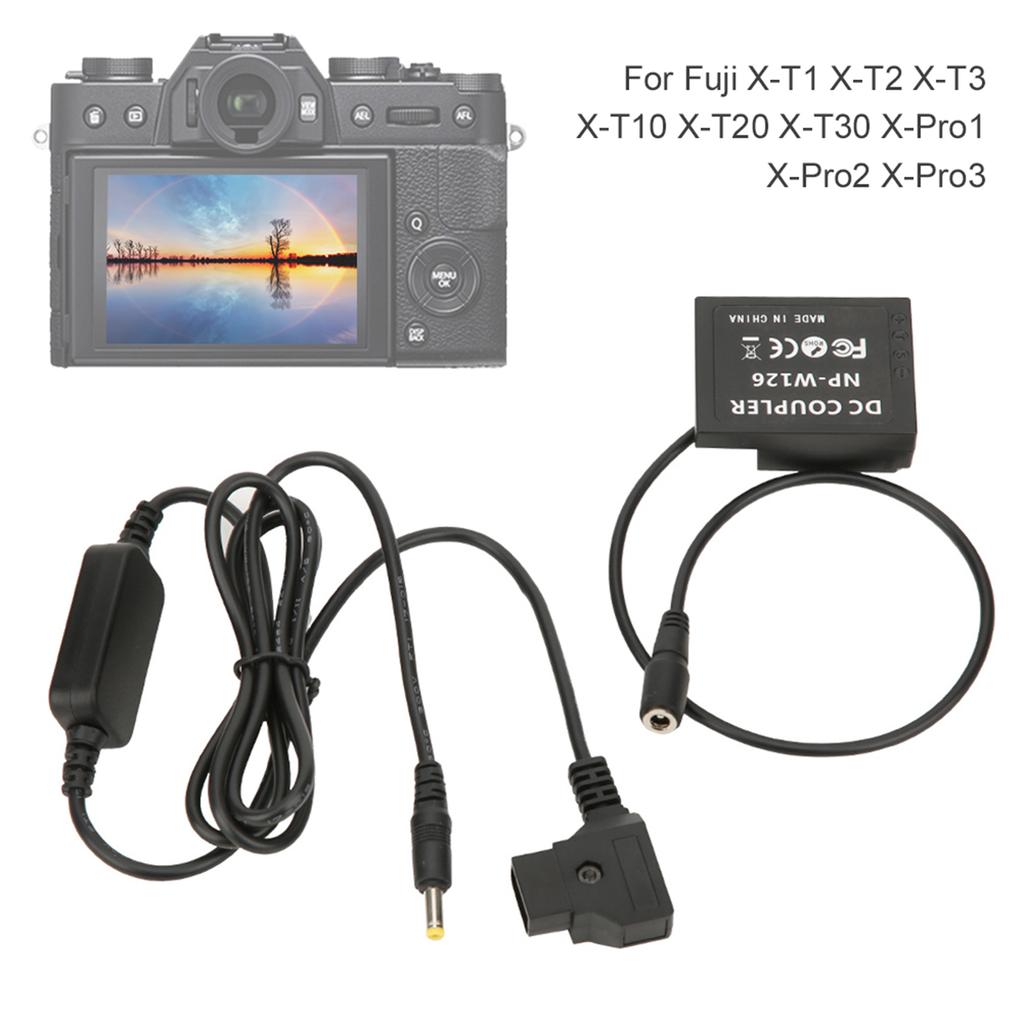 D TAP Interface to NP W126 Full Decoding Dummy Battery Fit for Fuji X T1 X T2 X T3 X T10 X T20 X T30 X Pro1 X Pro2 X
