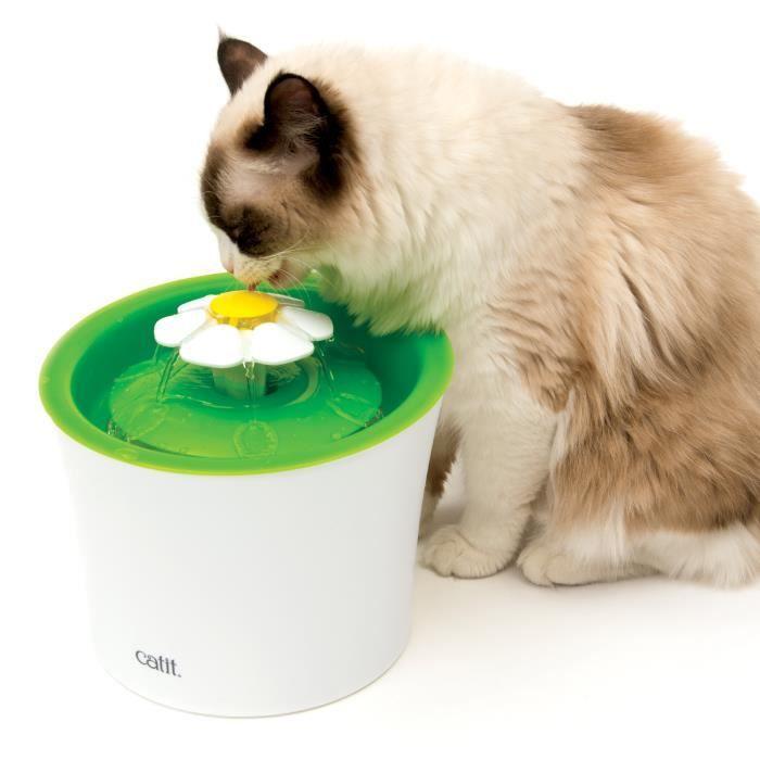 Catit Senses 2.0 Cat Flower Fountain — поилка объемом 3 л с фильтром тройного действия