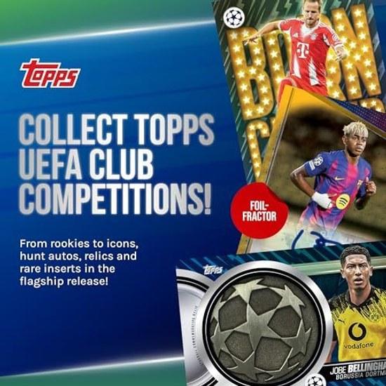 2025-26 Topps UEFA Клубные соревнования Футбол - Заводская запечатанная Value Box