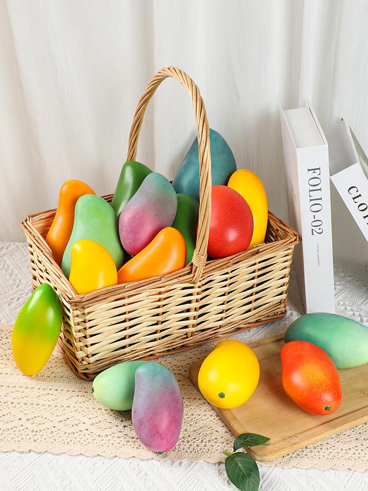 Mango Foam Fruit Model for Photography Prop & Children's Role-Play