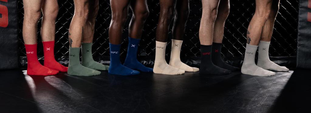 [OddSocks] Носки с манжетой Логотип UFC Мужские 22285UFCMC ЧЕРНЫЙ FR
