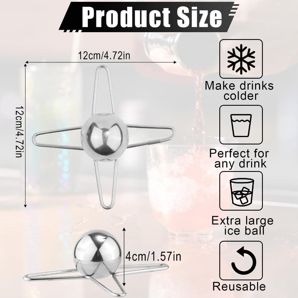 Инструмент для охлаждения кофе, 1,57-дюймовый шар из нержавеющей стали для охлаждения кофе, металлическая шайба, охлаждение можно использовать повторно