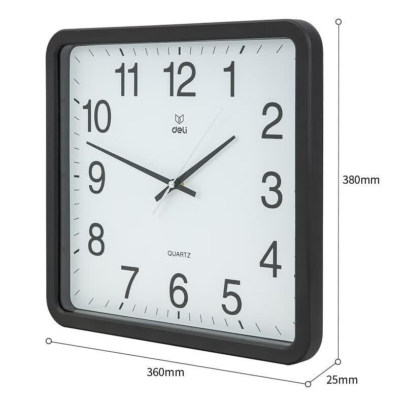 Deli 8824 Square Wall Clock