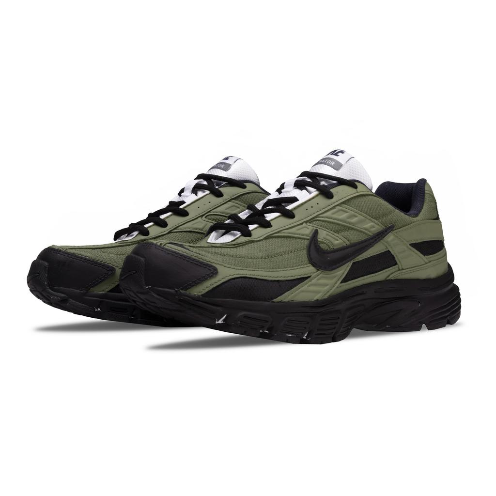 Nike Initiator Cow Split Leather Cushioning Low top Running Shoes Unisex Jasper 394055-101(Team1112-)