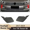 Left & Right Front Bumper Headlight Washer Nozzle Spray Jet Cover Cap for VW Passat B8 2017 2018 3G0807937A 3G0807938A