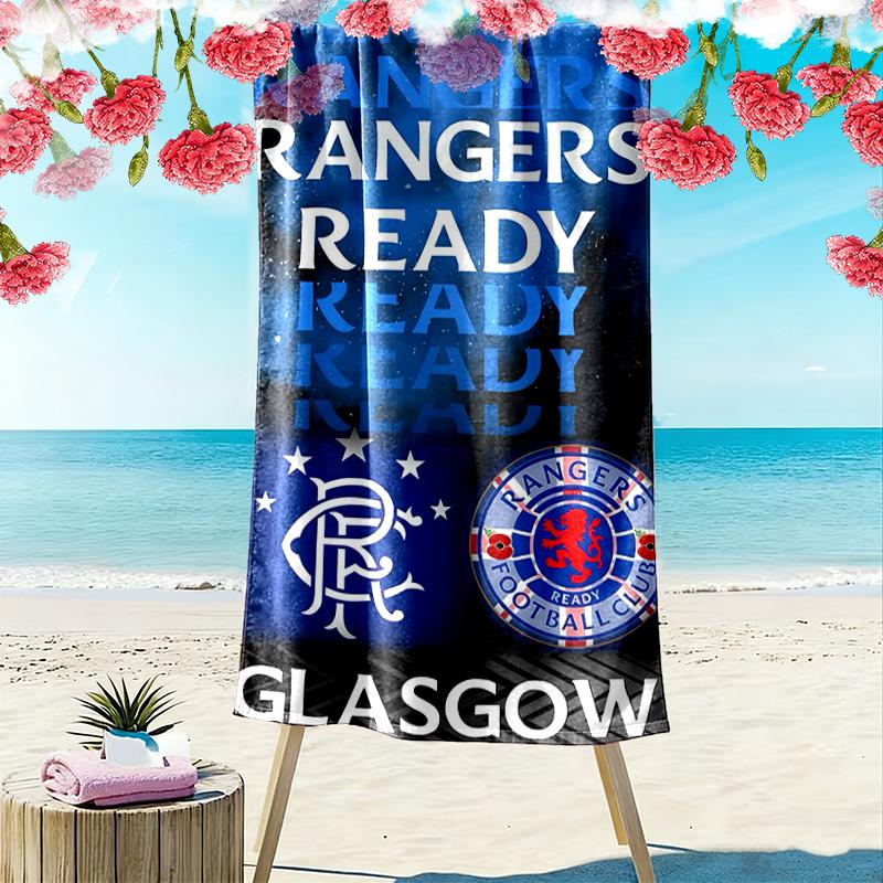 Пляжное полотенце Rangers FC, Обязательный атрибут для любого идеального путешествия, Идеальный подарок на день рождения, праздник для семьи и друзей