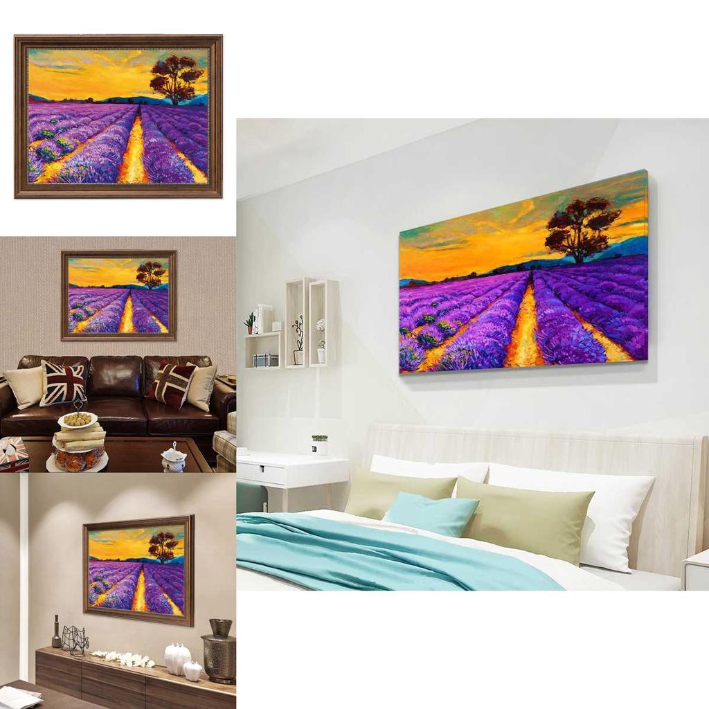 Элегантный холст 40x60см без рамы, пейзажная живопись для гостиной