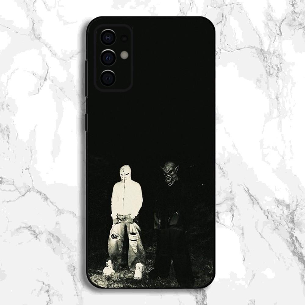 Чехол для телефона Playboi Carti O-Opium Rap для Samsung S24, S21, S22, S23, S30, Ultra, S20, Plus, Fe, Lite, Note, 10, 9, 5G Черный Мягкий Чехол