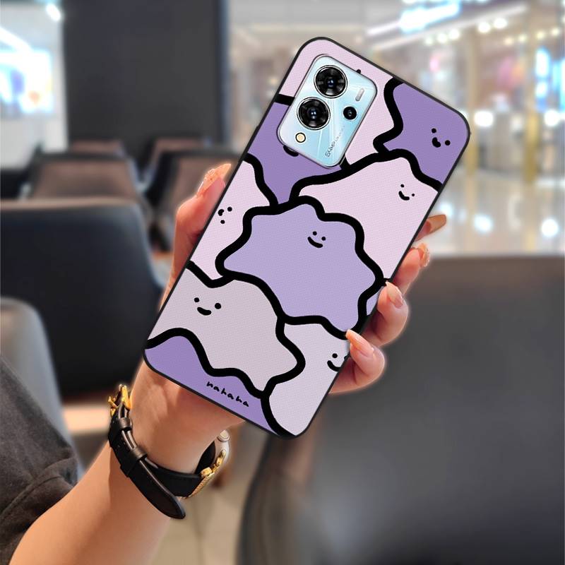 Cute Back Cover Phone Case For ZTE Blade V40 Pro Full Wrap Anti-knock Phone Pouch Soft Case Shockproof Dirt-resistant