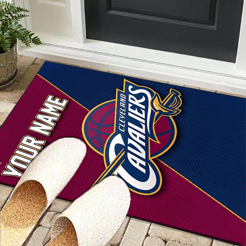 Custom NameCleveland Lights Shadows Carpet, Indoor Rug, Chair Rug, Living Rooms, Doormat Made From Polyester Home Decor Birthday Christmas Gifts