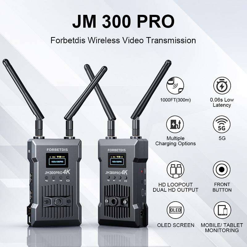 JM300PRO Wireless Video Transmission Kit HD Camera Extender Chrome Cast 4K Receiver 300m Extensor for Android10.0 Projector