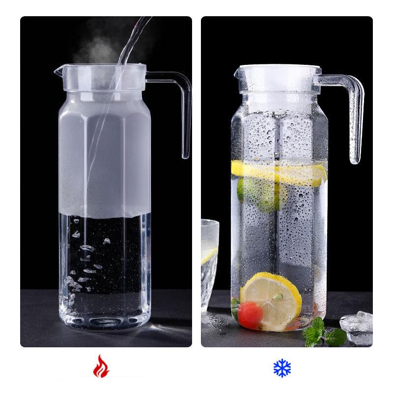 Lu Feng Lai Octagonal PC Plastic Transparent Cold Water Pitcher