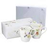 NARUMI Lucy Garden Pair of Berry Set of Cute and Large Perfect for or Any Other Microwave and Dishwasher Gift Boxed and Gift Product Mugs, 370cc,