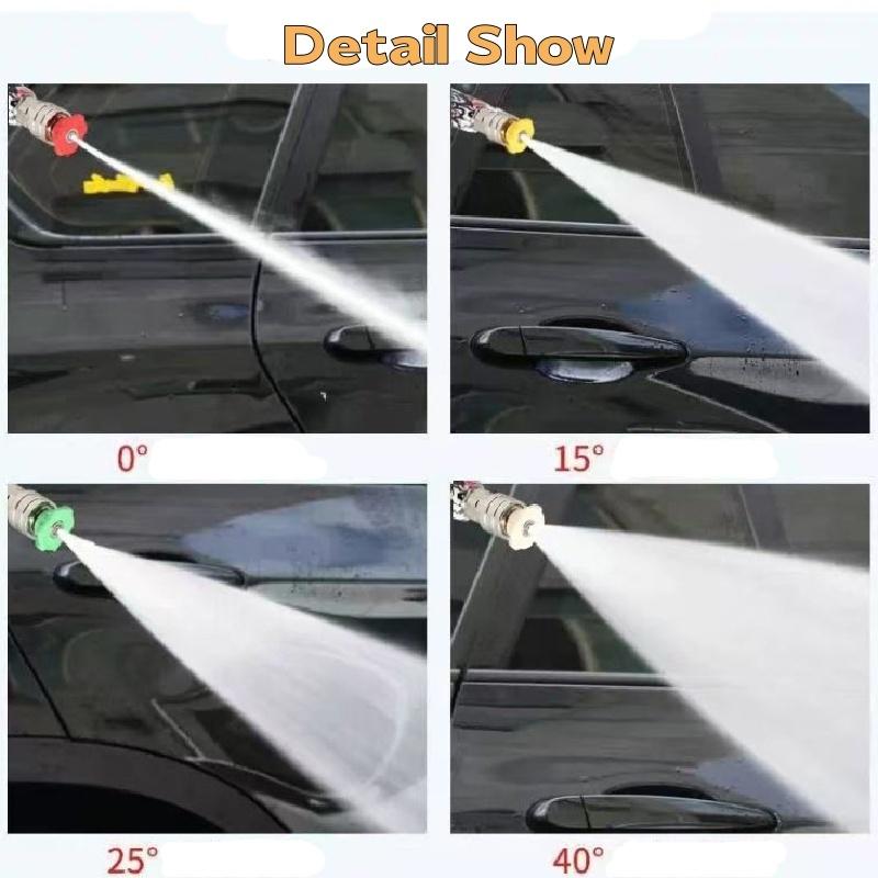 Короткий пистолет для мойки под давлением Graffiti с 5 быстросъемными распылительными насадками M22-14 мм