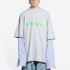 Balenciaga Футболка с объемными рукавами Slime 671401TLVF11203