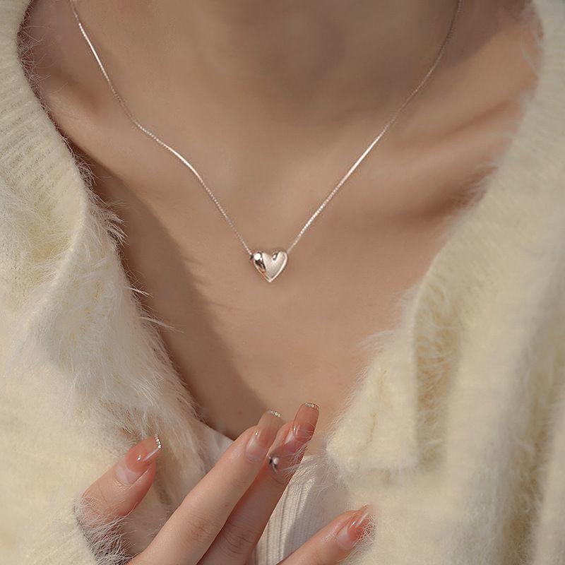 Heart Necklace  for Women; Pendant Sweater Necklace; Cute Necklace Jewelry Accessory