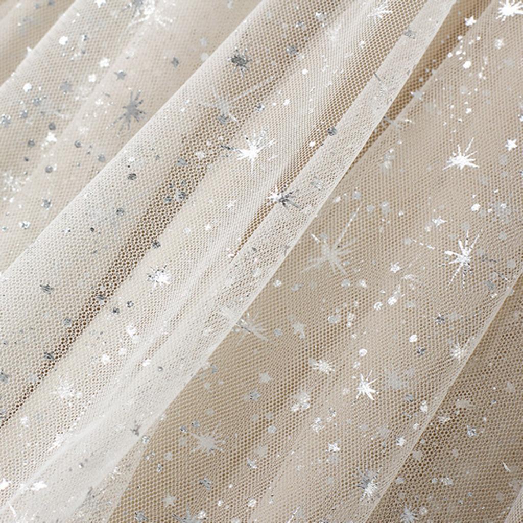 Women's Fashion Casual Solid Color High Waist Ruffle Splicing Mesh Half-body Skirt