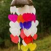 Wind Chimes Coconut and Capiz Hearts 40cm