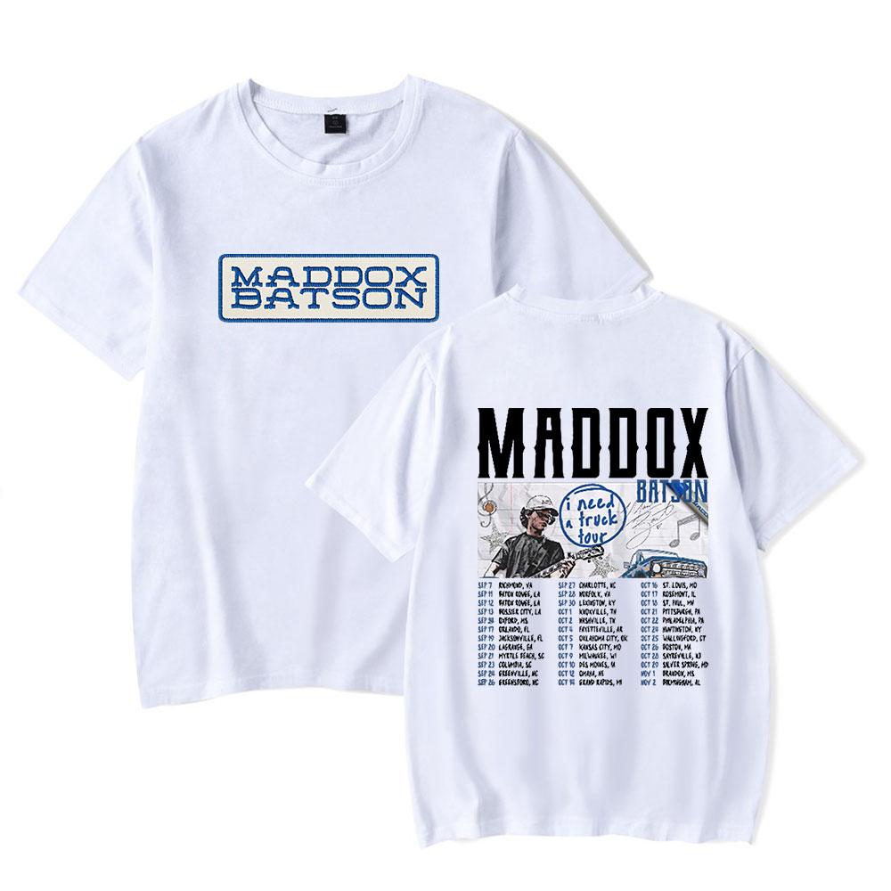 Футболка Maddox Batson Модная с принтом Мне Нужен Грузовик Тур Лето Харадзюку Мужские Футболки С коротким рукавом Мужская уличная одежда
