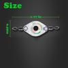 Fishing Lure Light Deep Drop Underwater Green Fishing Light for at Night, Water-Triggered Designed Bait Light,Attractive Light Saltwater Freshwater
