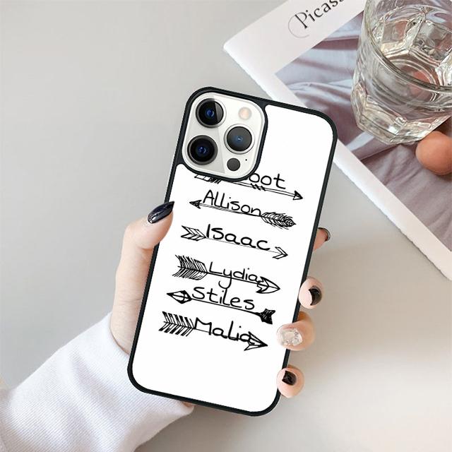 Чехол для телефона Teen Wolf Цитаты из сериала Для iPhone 17 Air 15 16 11 12 13 14 Pro Max Чехол для iPhone 17 Air Max Plus Fundas
