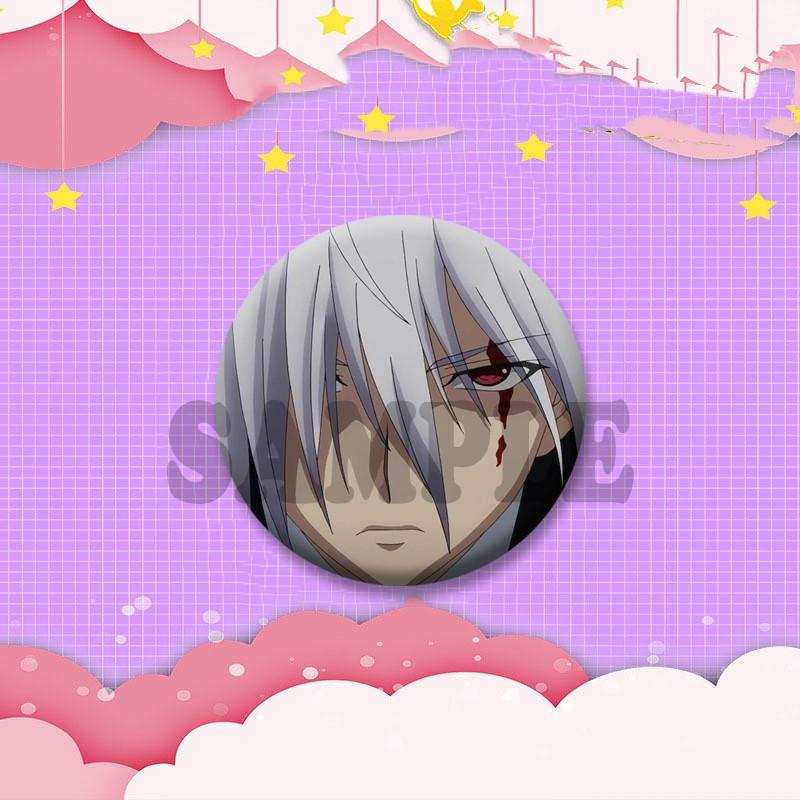 Plunderer Anime Soft Button Pins Licht Bach Jail Murdoch Cartoon Badge Anime Merchandise Round Brooch Bag Clothes Accessories
