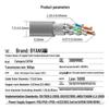 Boyang Экранированный Ethernet-кабель CAT.6A S/FTP