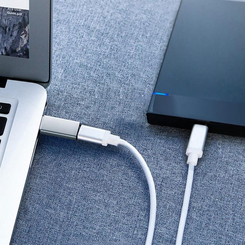 Компактный адаптер USB — USB C для быстрой передачи данных и зарядки, совместимый с адаптером для зарядки телефона с поддержкой Power Delivery